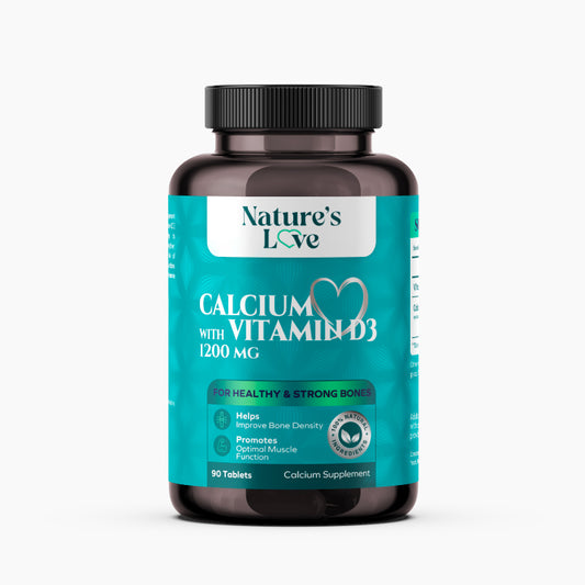 Nature’s Love Calcium With Vitamin D3 1200 Mg