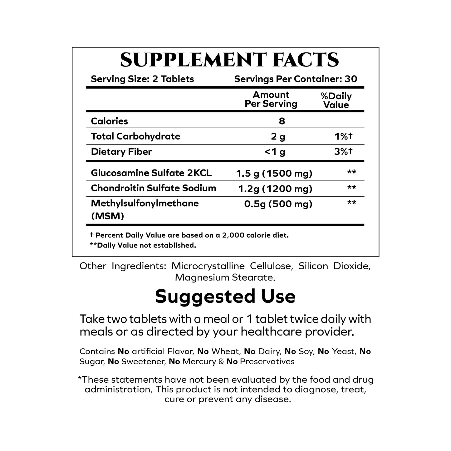 Nature’s Love Glucosamine Chondroitin And MSM