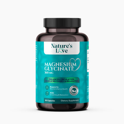 Nature’s Love Magnesium Glycinate 360 Mg