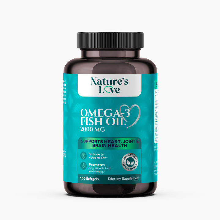 Nature’s Love Omega 3 Fish Oil 2000 Mg