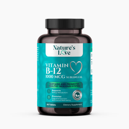 Nature’s Love Vitamin B 12 1000 Mcg Sublingual